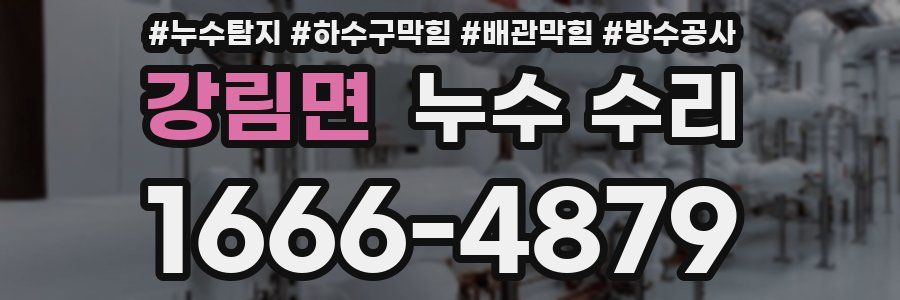 강림면 누수 수리