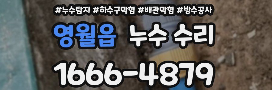 영월읍 누수 수리
