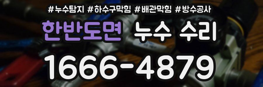 한반도면 누수 수리