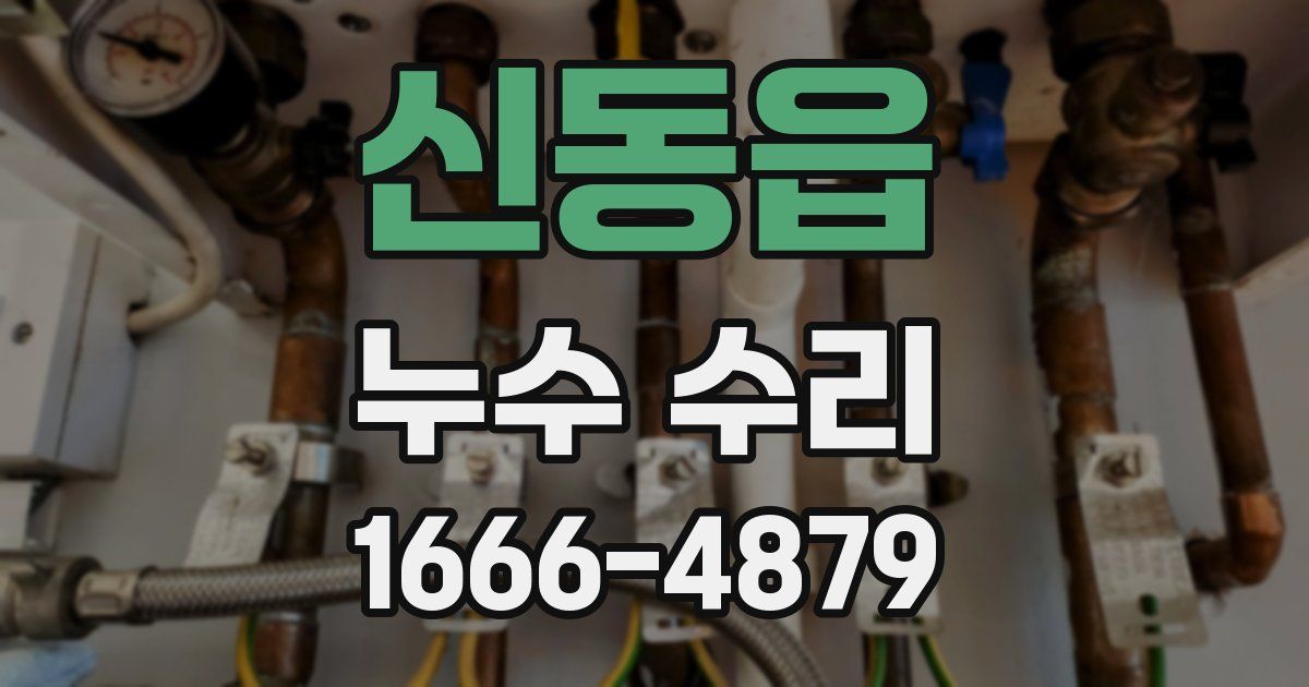 신동읍 누수 수리