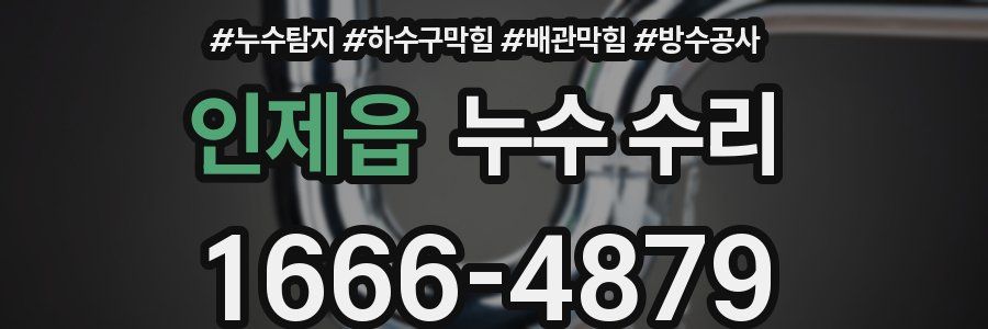 인제읍 누수 수리