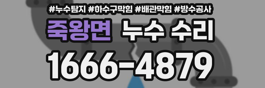 죽왕면 누수 수리