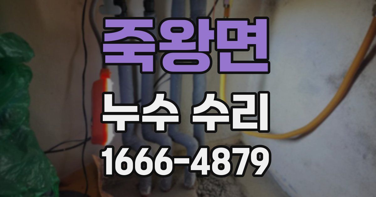 죽왕면 누수 수리