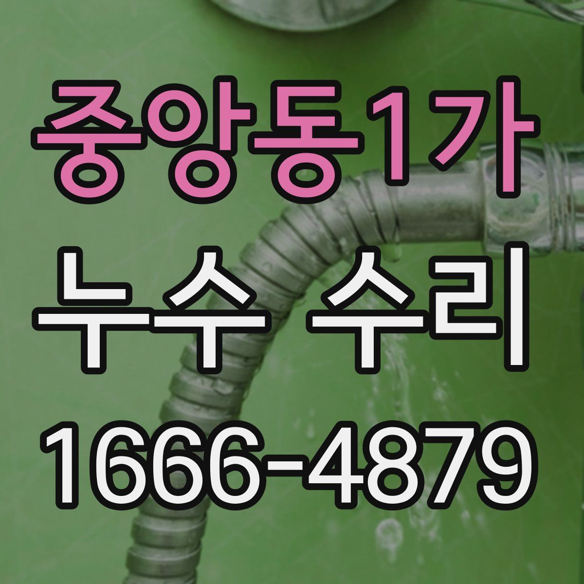중앙동1가 누수 수리