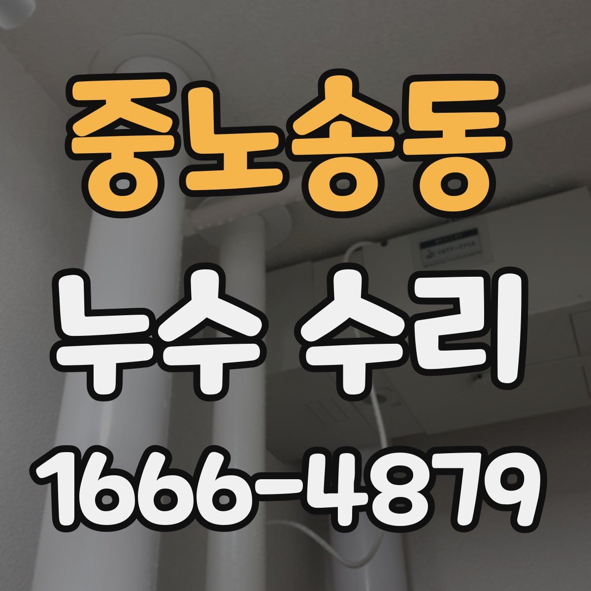 중노송동 누수 수리