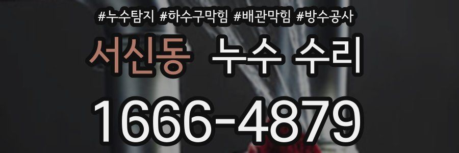 서신동 누수 수리