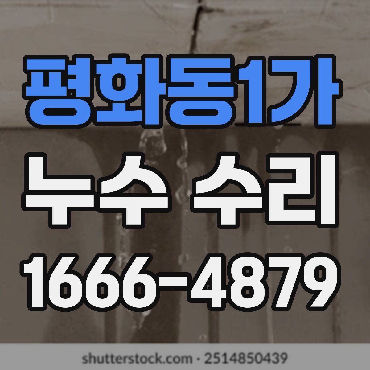 평화동1가 누수 수리