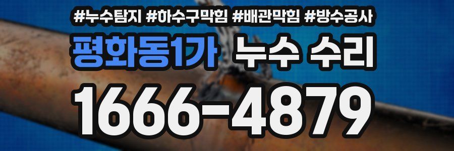 평화동1가 누수 수리