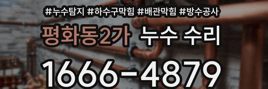 평화동2가 누수 수리