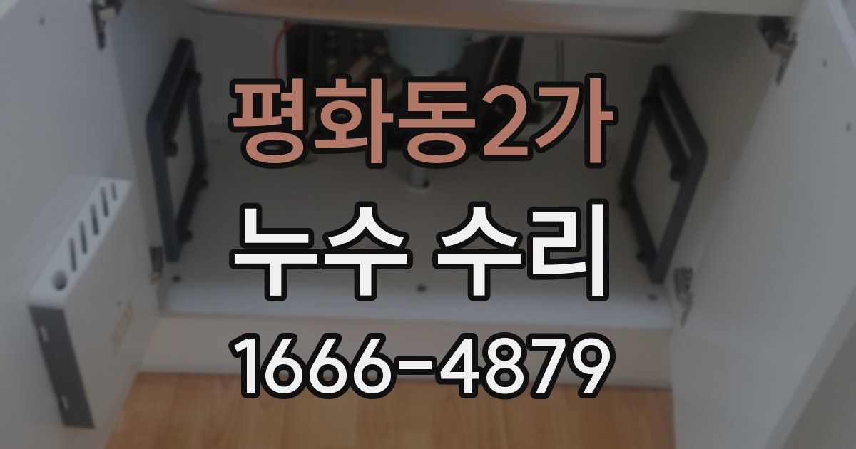 평화동2가 누수 수리