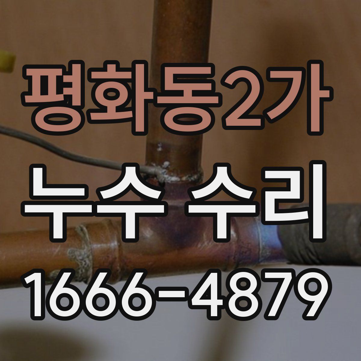평화동2가 누수 수리