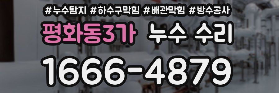 평화동3가 누수 수리