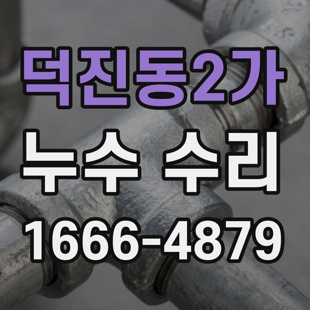 덕진동2가 누수 수리