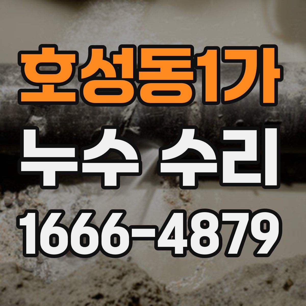 호성동1가 누수 수리