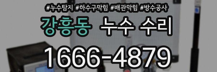 강흥동 누수 수리