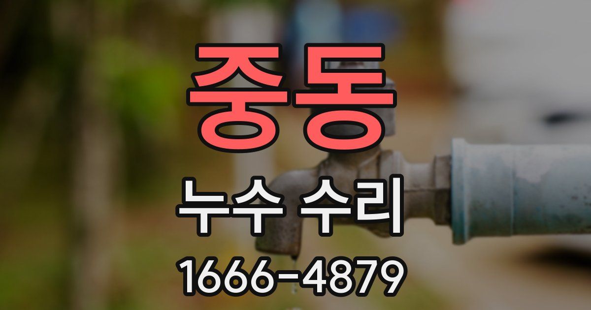 중동 누수 수리