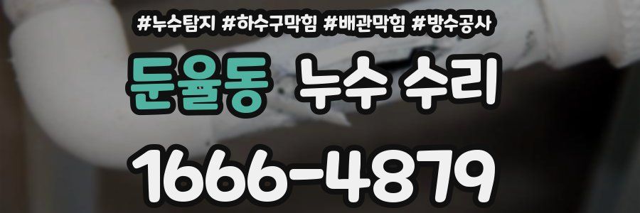 둔율동 누수 수리