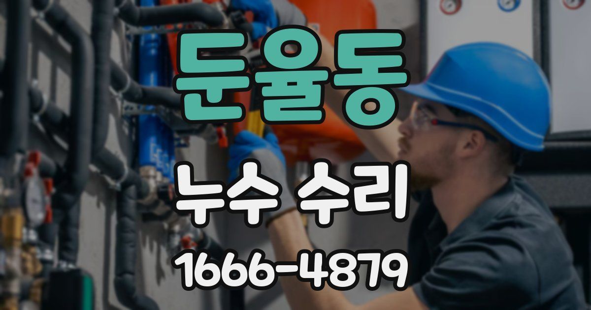 둔율동 누수 수리