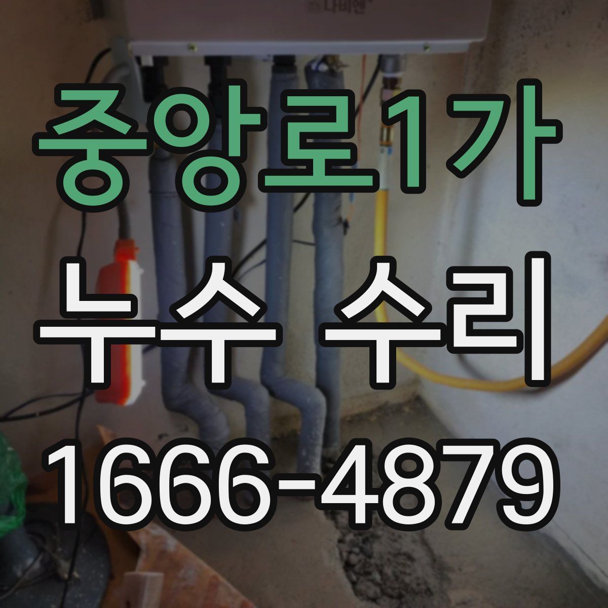 중앙로1가 누수 수리