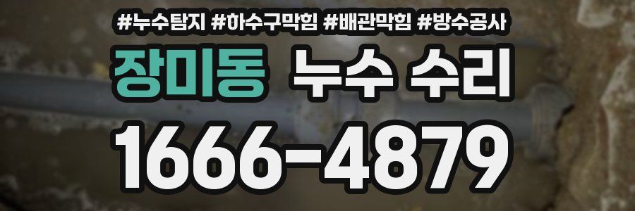 장미동 누수 수리