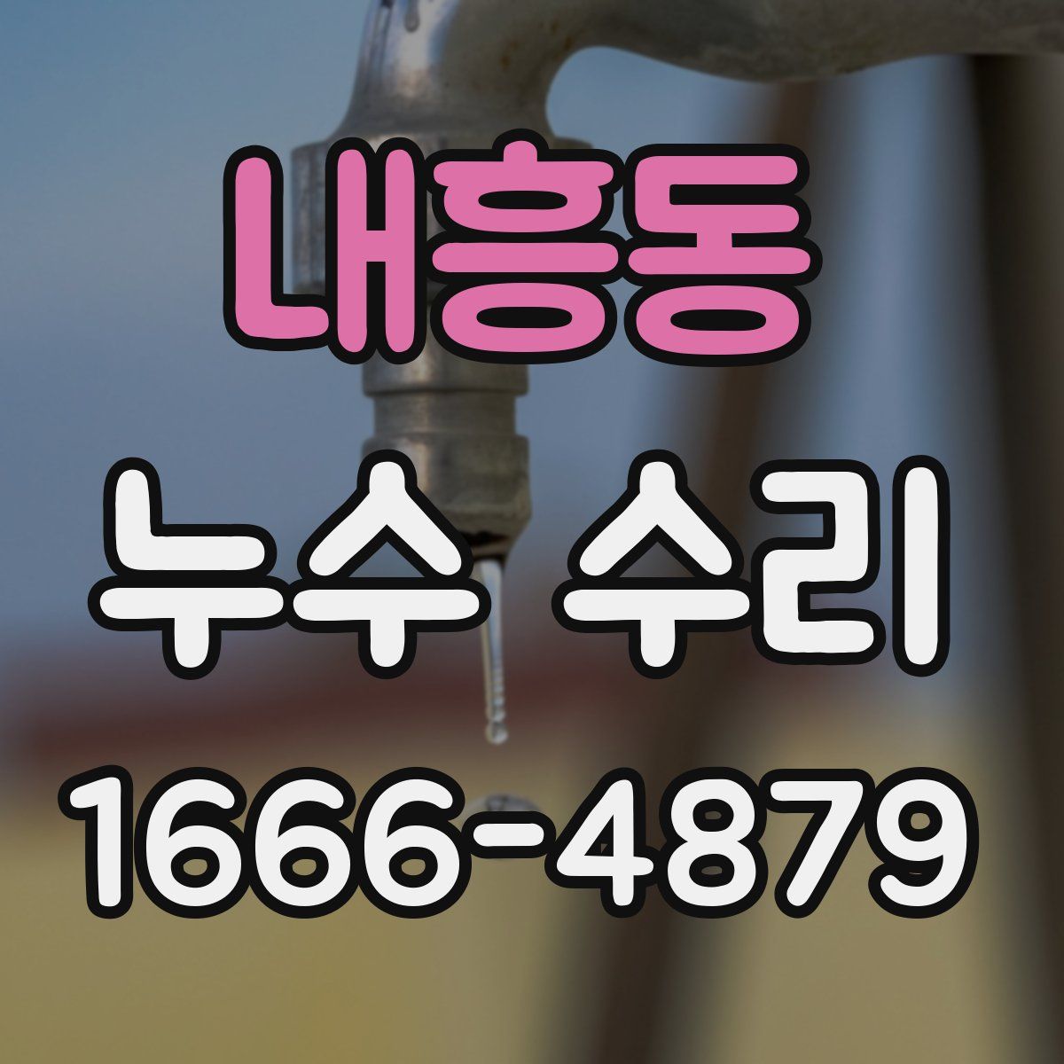내흥동 누수 수리