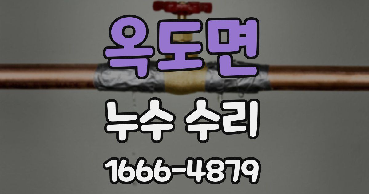 옥도면 누수 수리