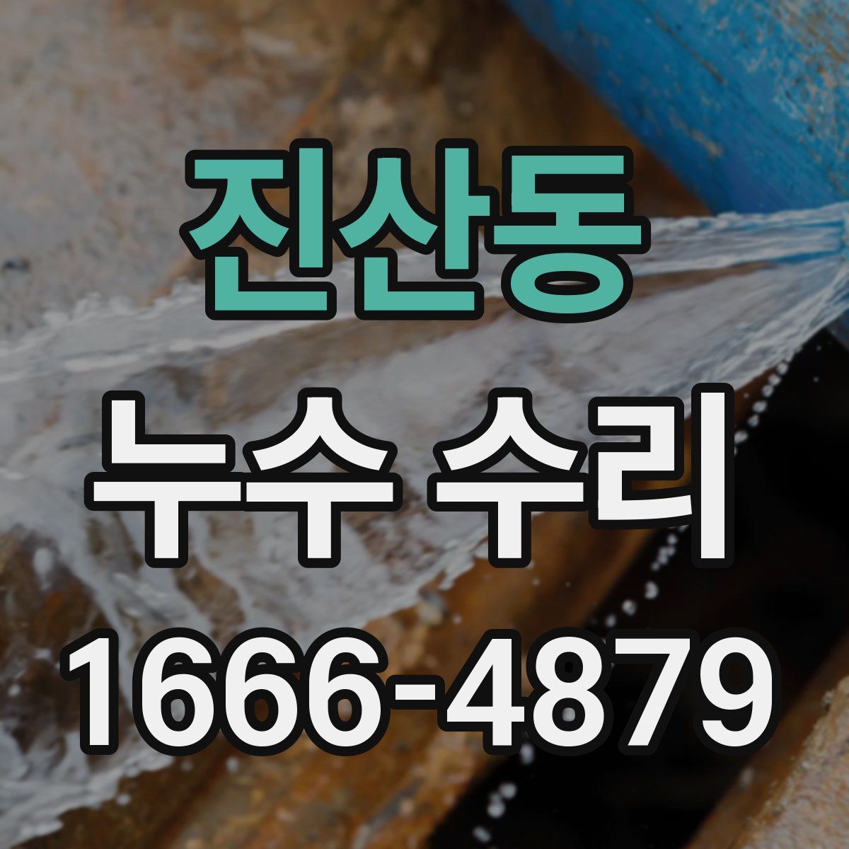 진산동 누수 수리