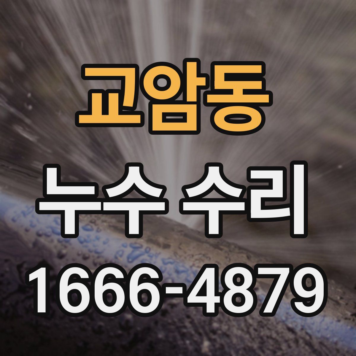 교암동 누수 수리