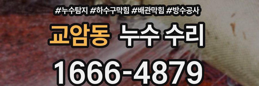 교암동 누수 수리