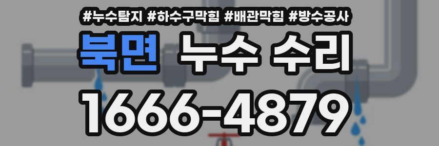 북면 누수 수리