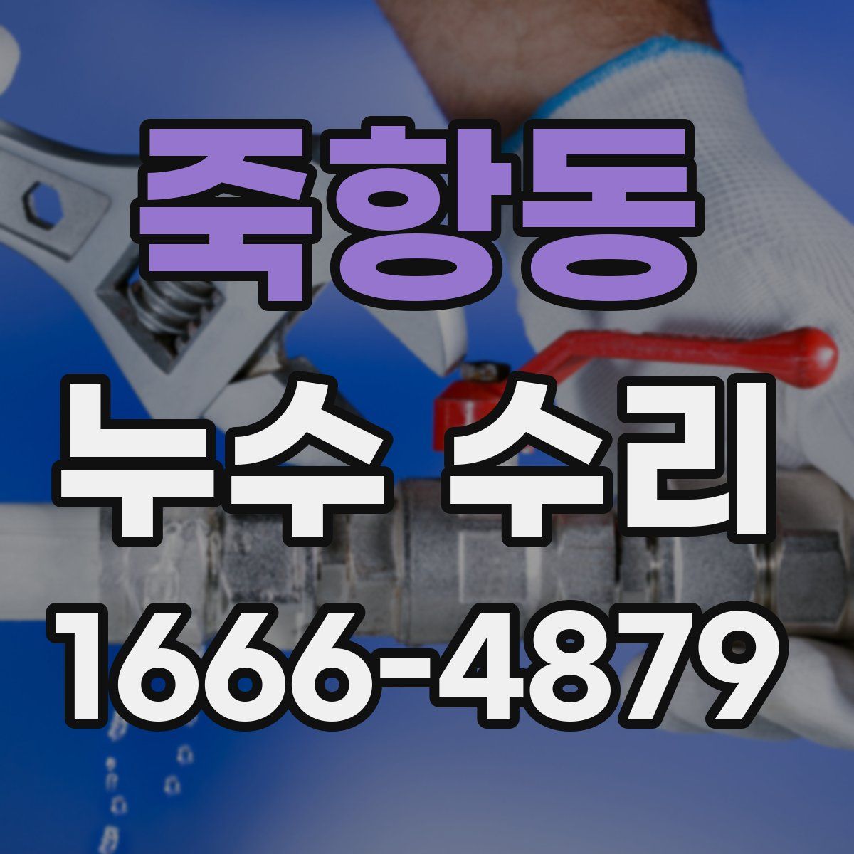 죽항동 누수 수리