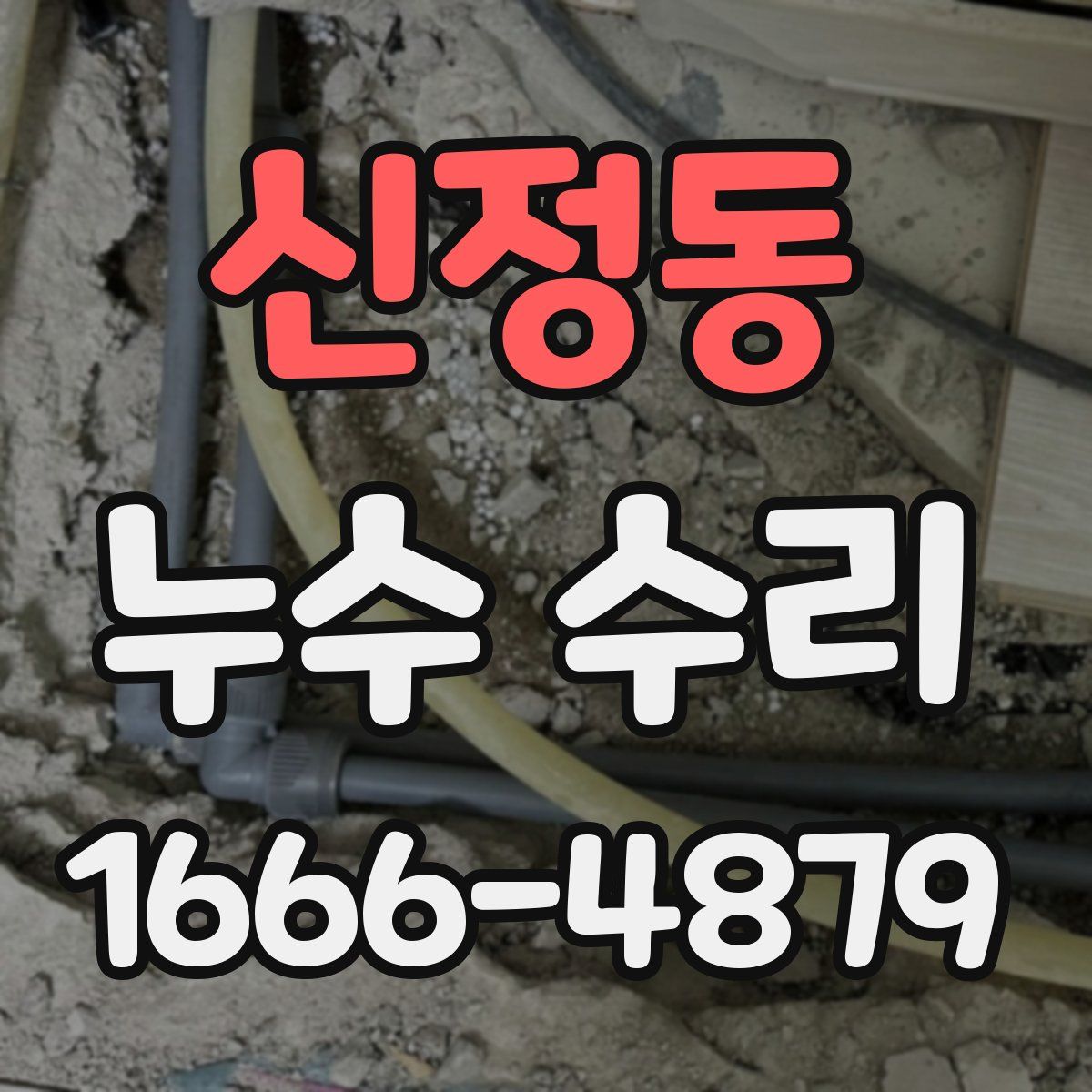 신정동 누수 수리