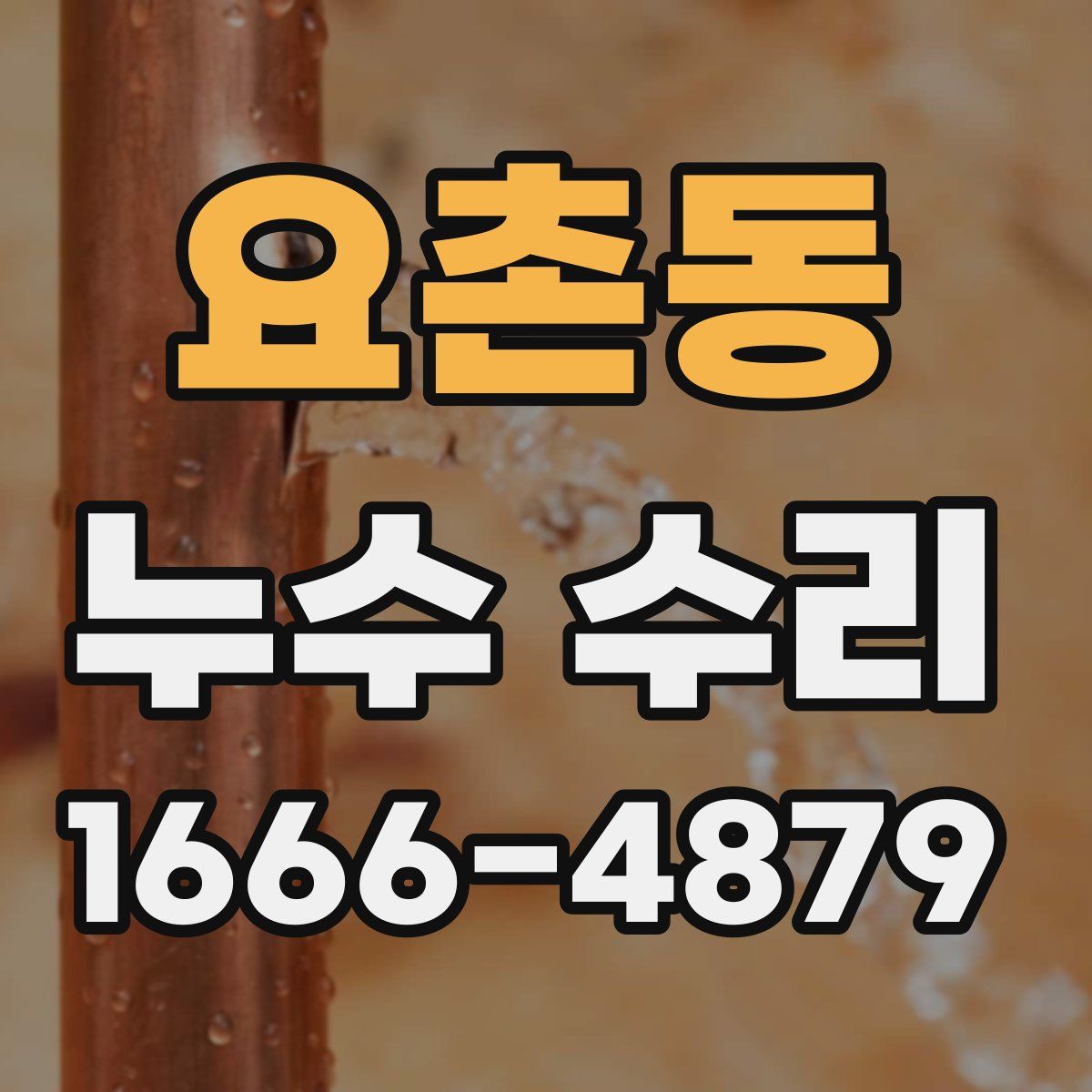 요촌동 누수 수리
