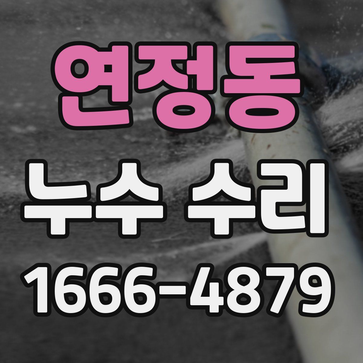 연정동 누수 수리