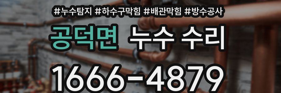공덕면 누수 수리