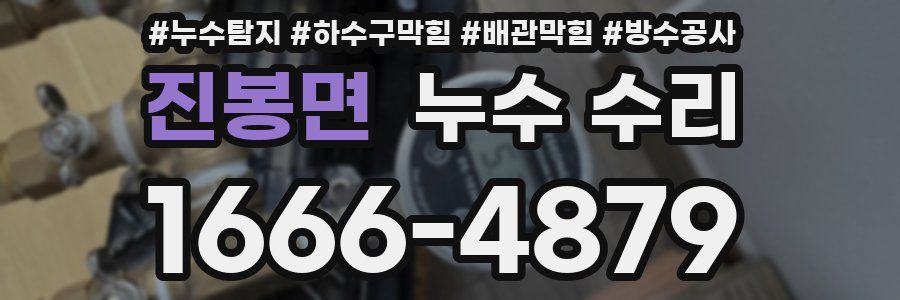 진봉면 누수 수리