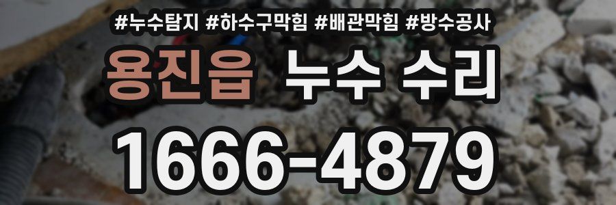 용진읍 누수 수리
