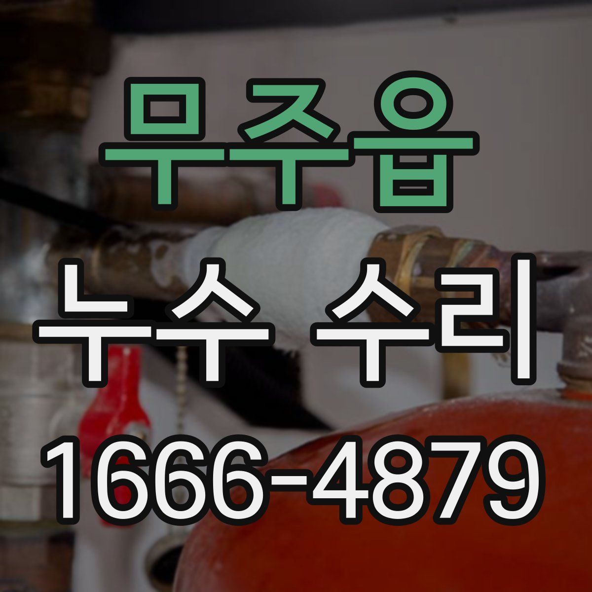 무주읍 누수 수리