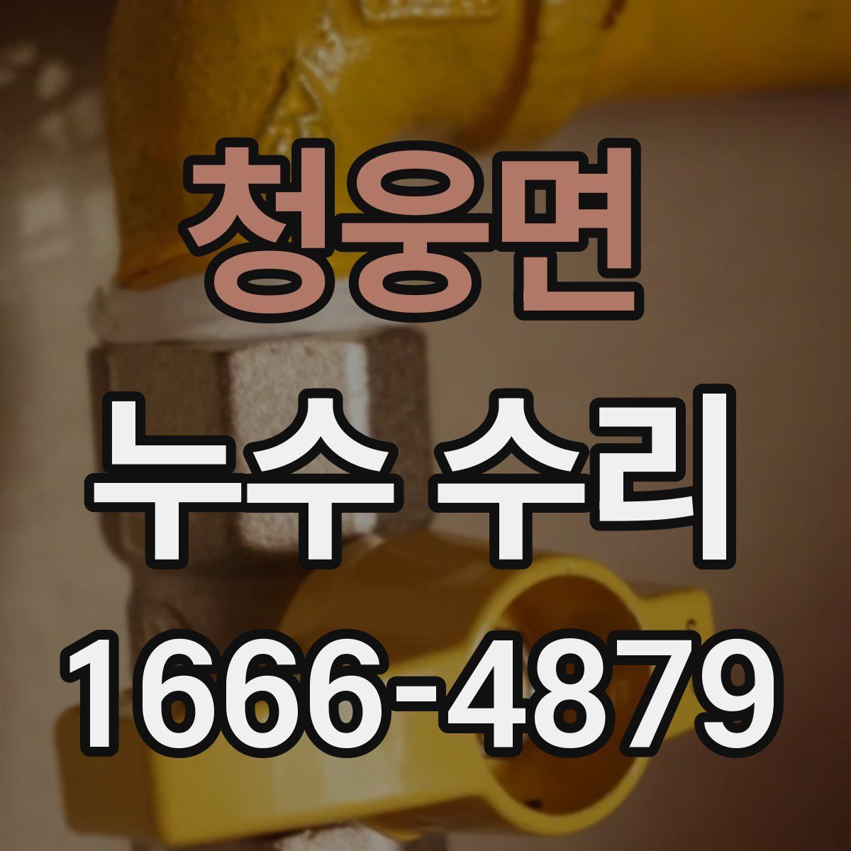청웅면 누수 수리