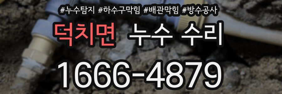 덕치면 누수 수리