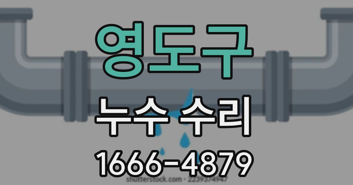 영도구 누수 수리