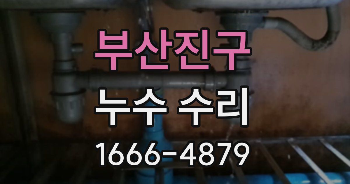 부산진구 누수 수리