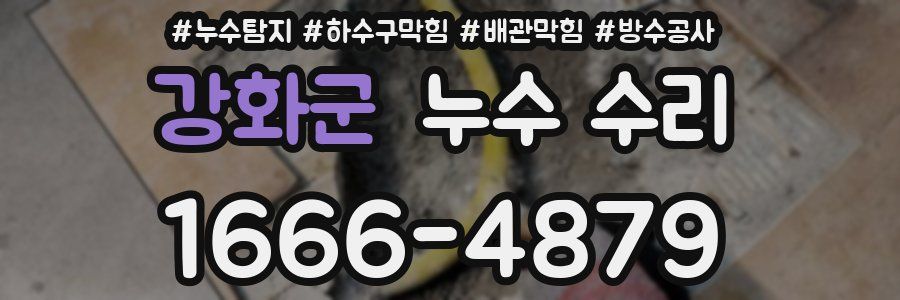 강화군 누수 수리