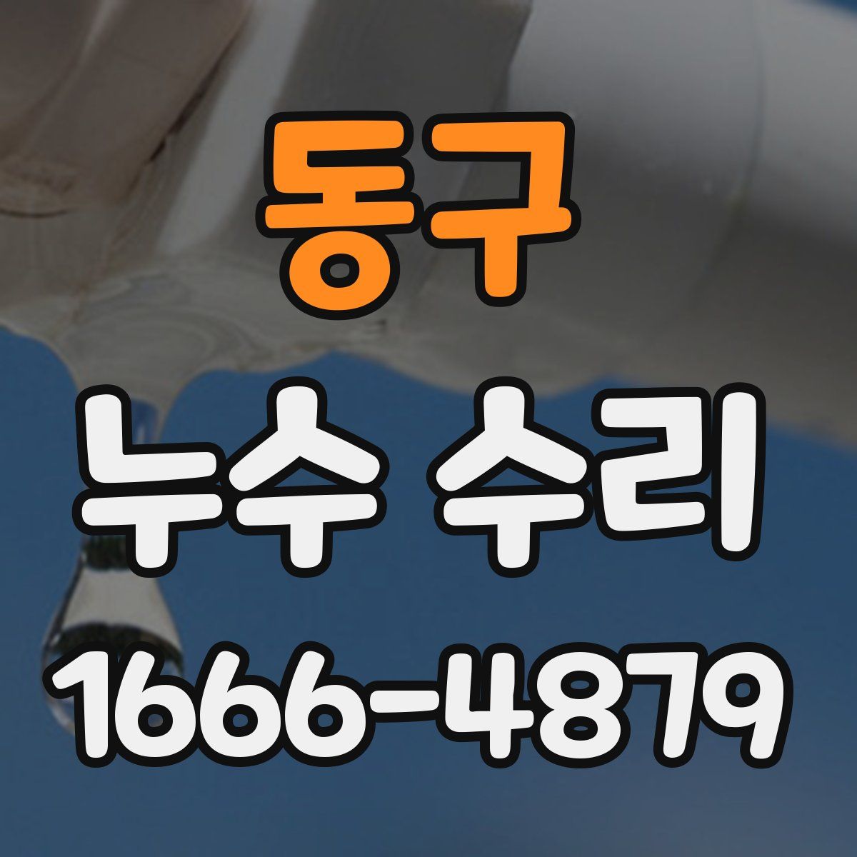 동구 누수 수리