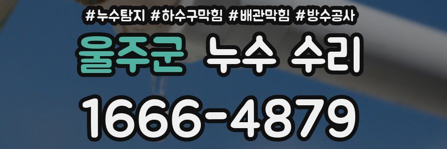 울주군 누수 수리