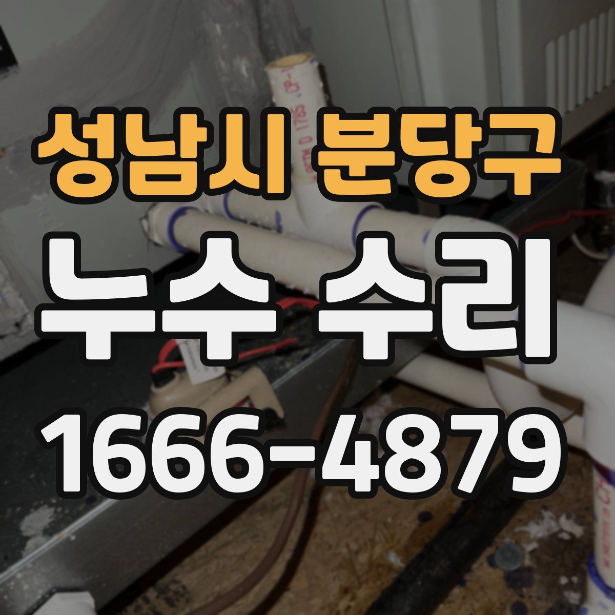 성남시 분당구 누수 수리