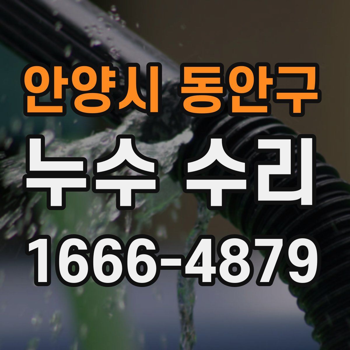 안양시 동안구 누수 수리