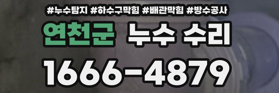 연천군 누수 수리