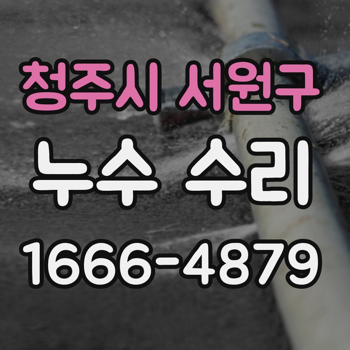 청주시 서원구 누수 수리