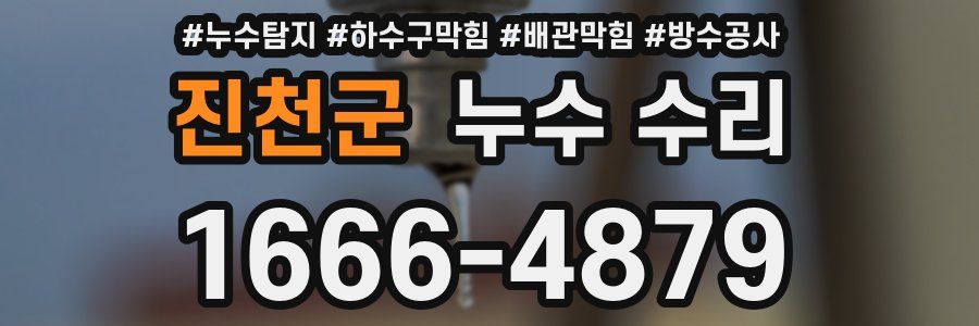 진천군 누수 수리
